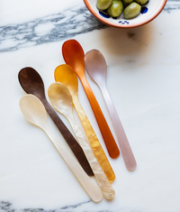 Petite Spoon Set, Coffee Caramel