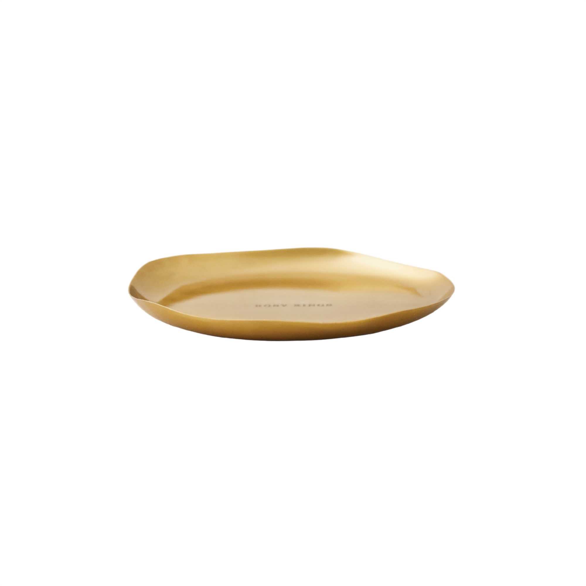 6" Gold Candle Plate for Small and Medium Round Botanical Candles