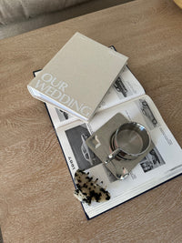Wedding Photo Album in classic linen