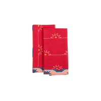 Mojito Red Napkins (Set of 4)