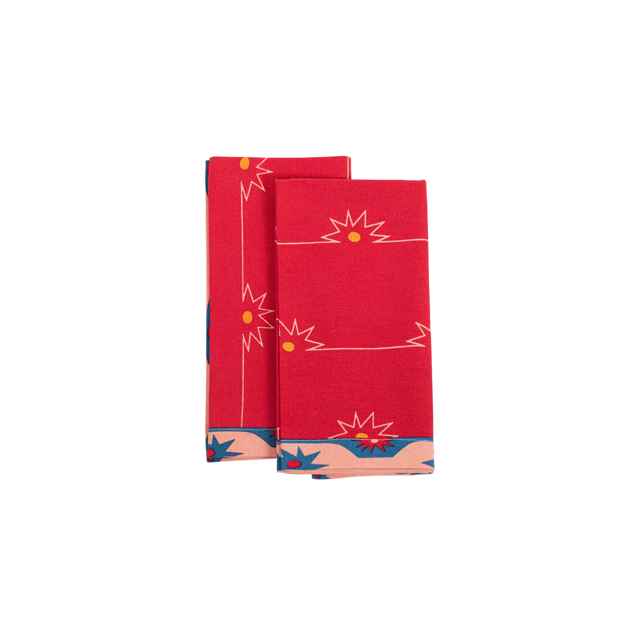 Mojito Red Napkins (Set of 4)