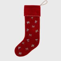 Bow Stocking - Red