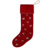 Bow Stocking - Red