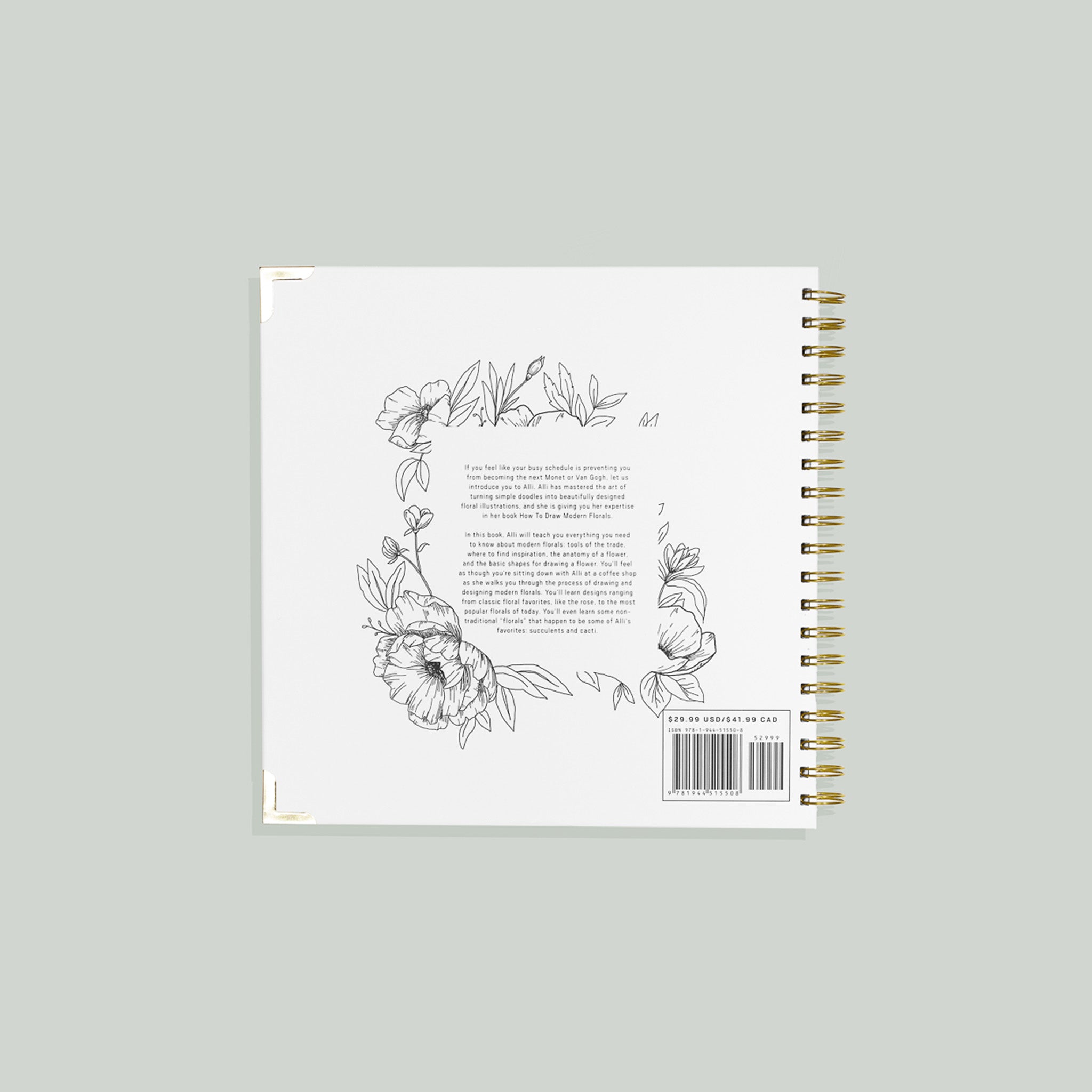 How To Draw Modern Florals (Spiral Bound)