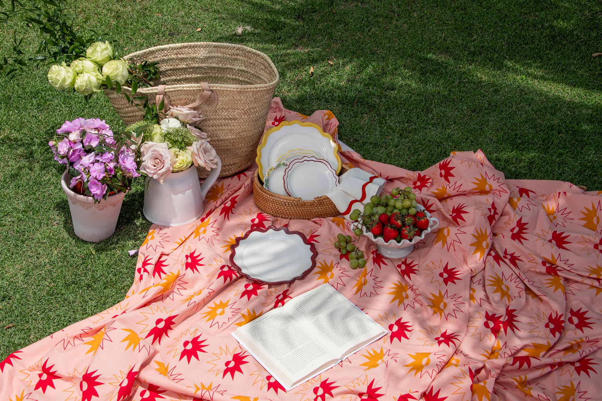 Mojito Coral Tablecloth