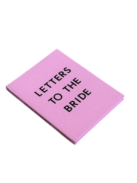 Letters to the Bride Book in Pink