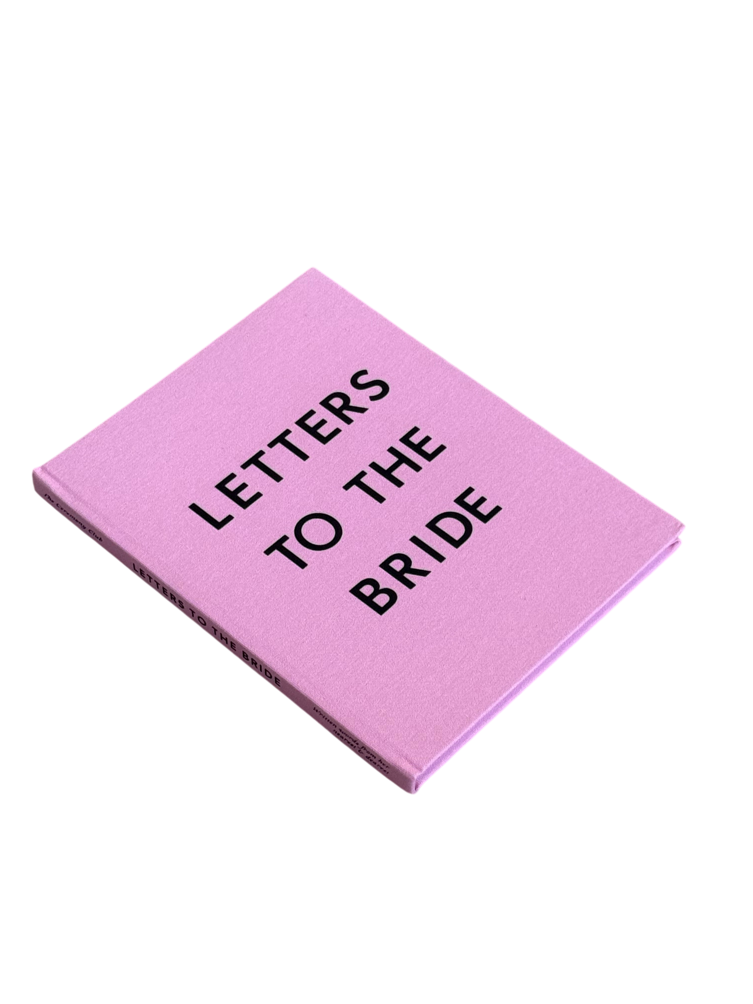 Letters to the Bride Book in Pink