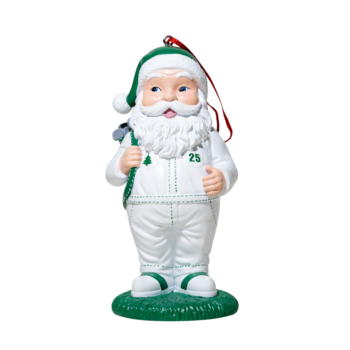 Santa Caddie Ornament
