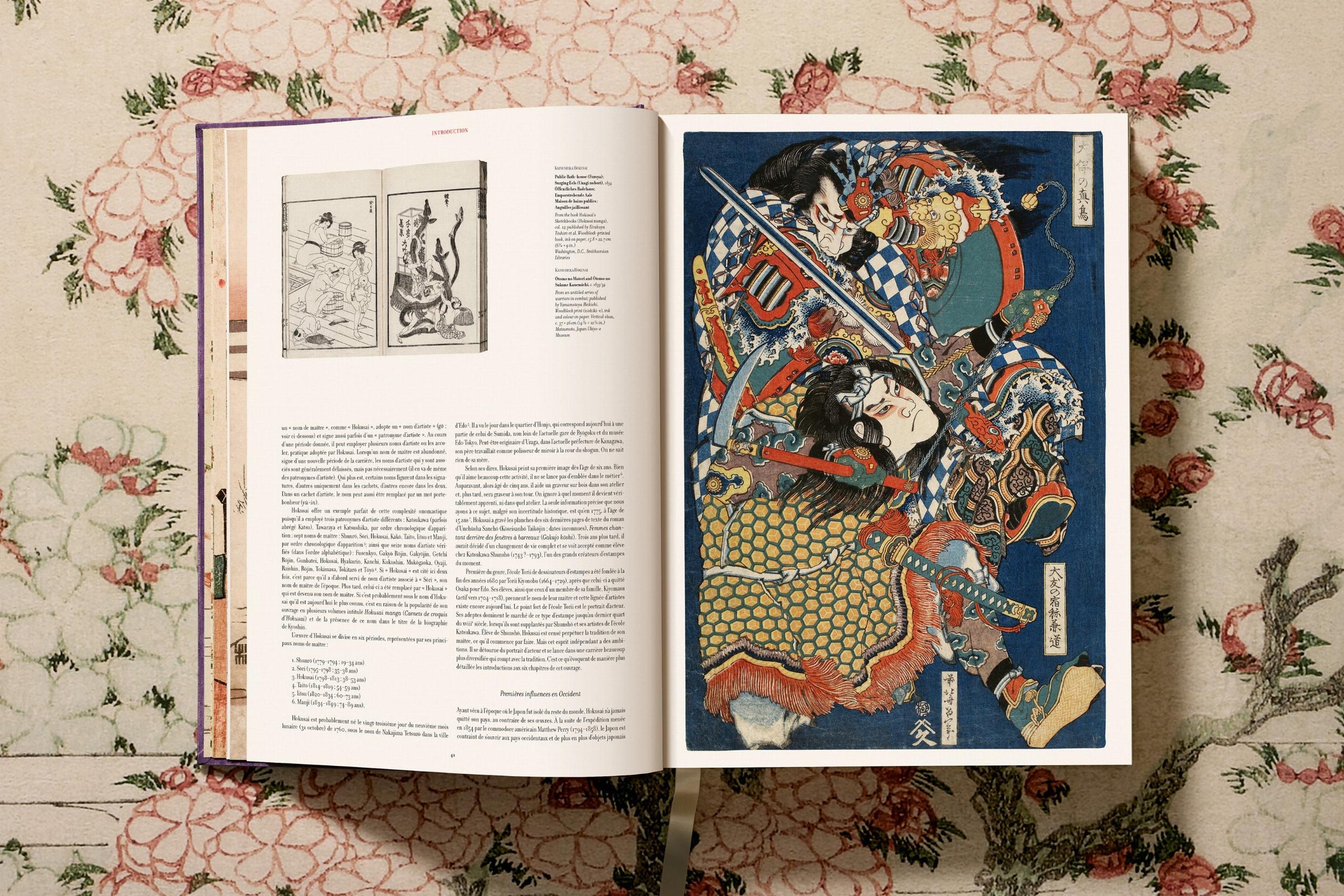 Hokusai (German, French, English)