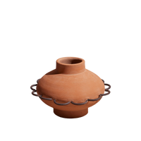 Eli Terracotta Vessel by Diego Olivero Studio