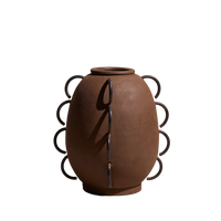 Elliot Terracota Vessel by Diego Olivero Studio