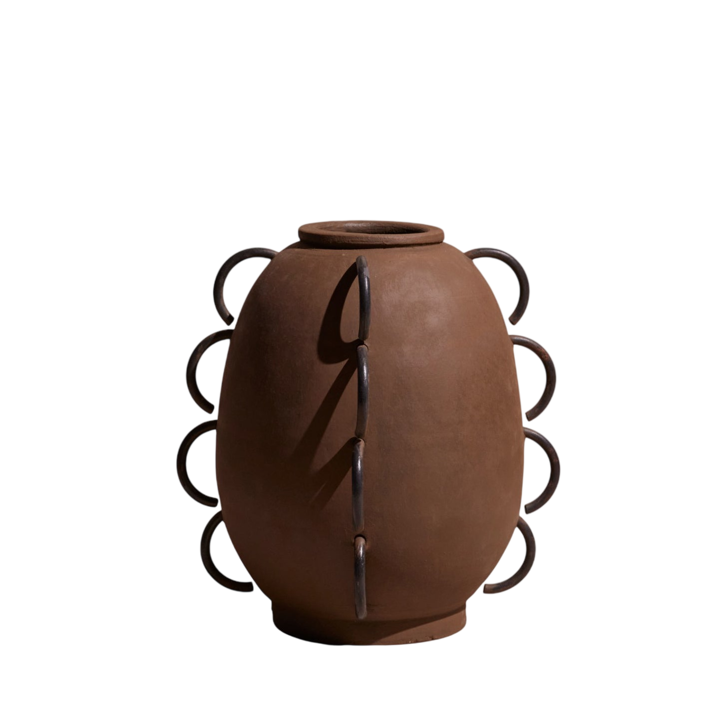 Elliot Terracota Vessel by Diego Olivero Studio