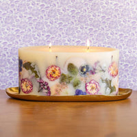 Statement Botanical Candle - Blushing Rosewood