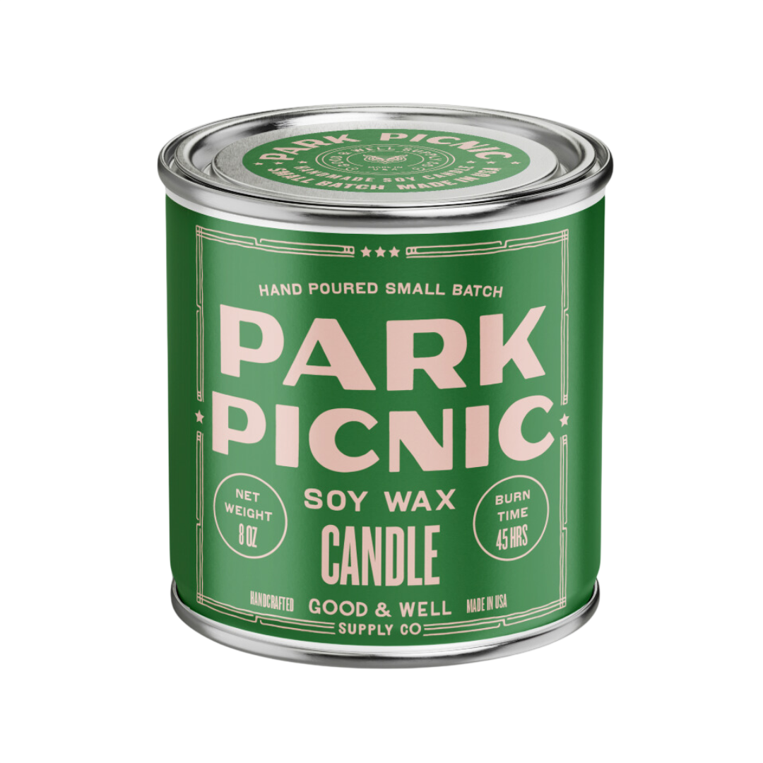 Park Picnic Happy Place Candle