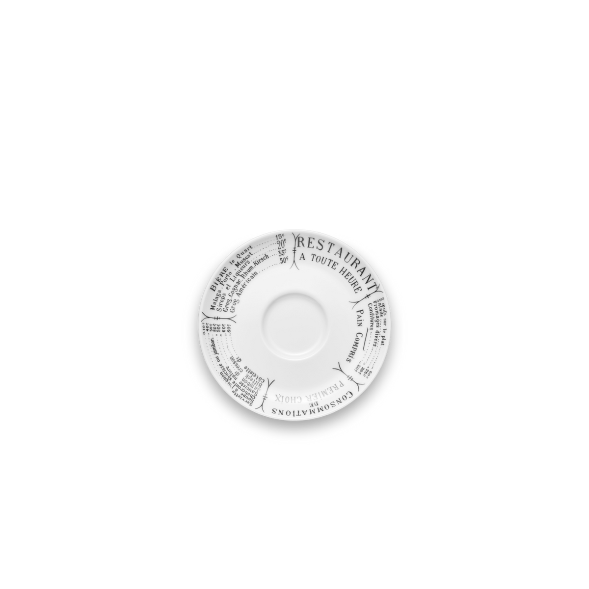 Brasserie Saucers (Set of 4)
