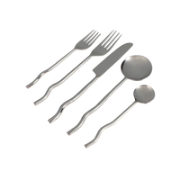 Emma Silver Flatware (Set of 20) by MESO