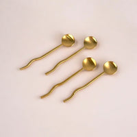 Nadia Spoon Brass (Set of 4) by MESO