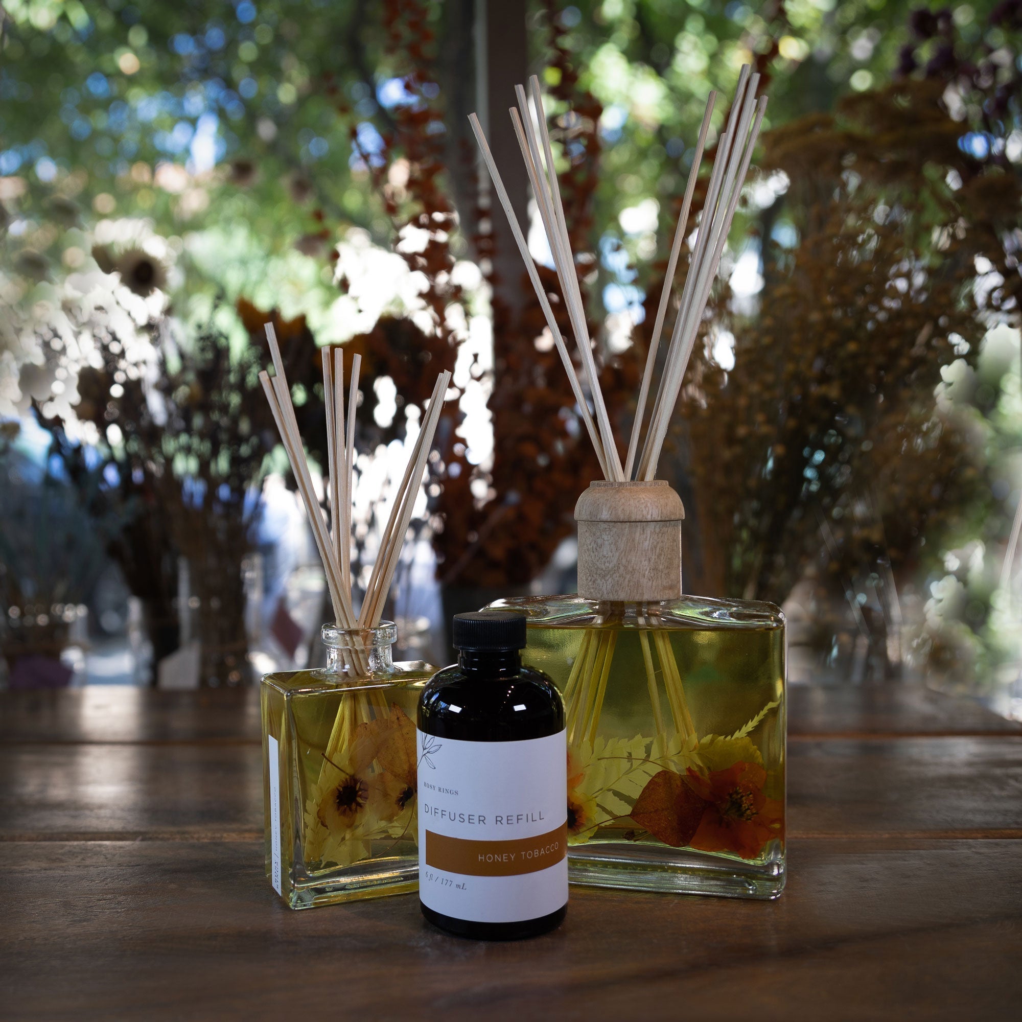 Honey Tobacco 13 oz Botanical Diffuser