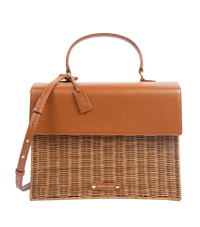 THE LARGE LUNCHER - BROWN WICKER