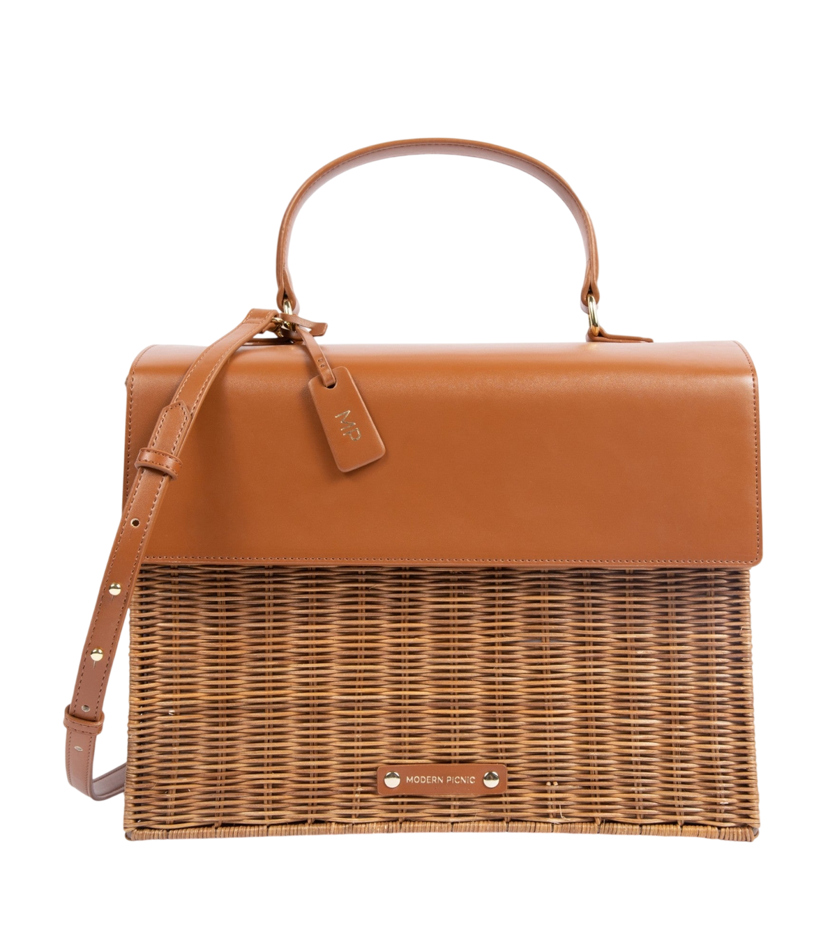 THE LARGE LUNCHER - BROWN WICKER