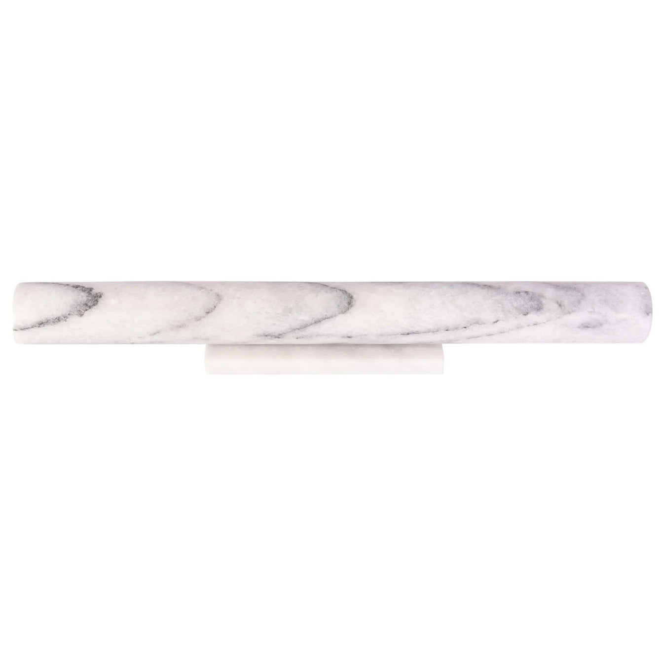 12" Straight Rolling Pin With Marble Stand