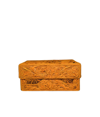 Trebol Decorative Box Medium, Mustard