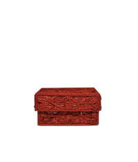 Trebol Decorative Box Small, Terracotta