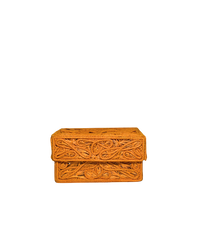 Trebol Decorative Box Small, Mustard