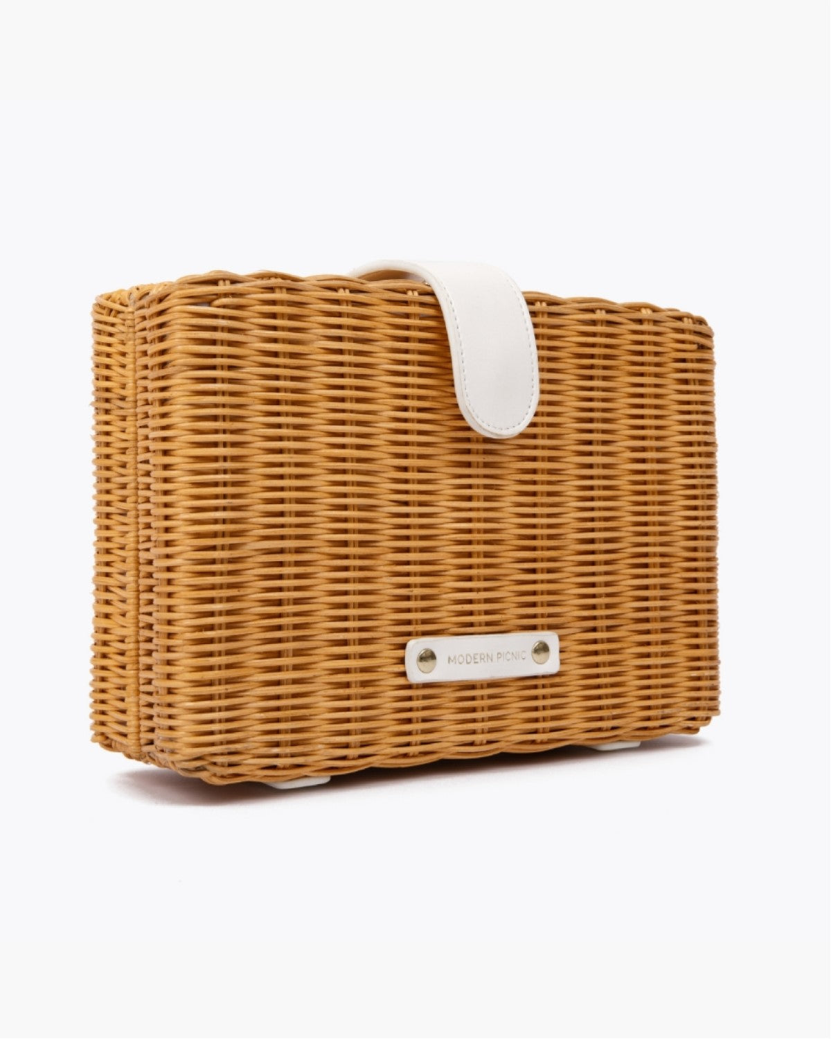 THE SNACKER - DARK WHITE WICKER