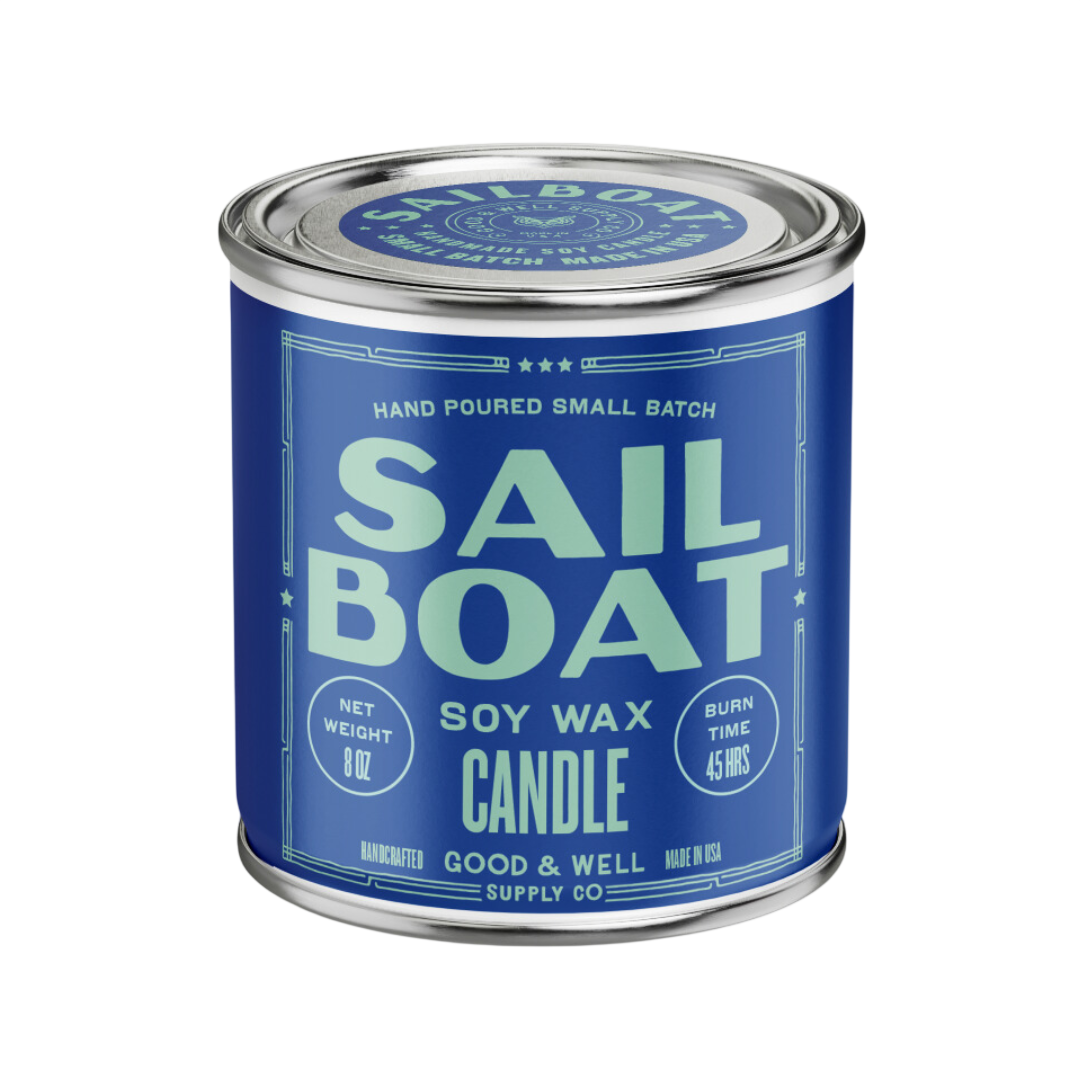Sailboat Happy Place Candle