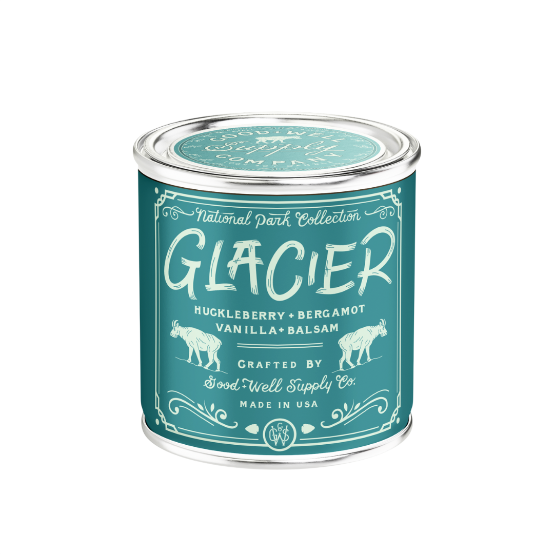 Glacier National Park Candle