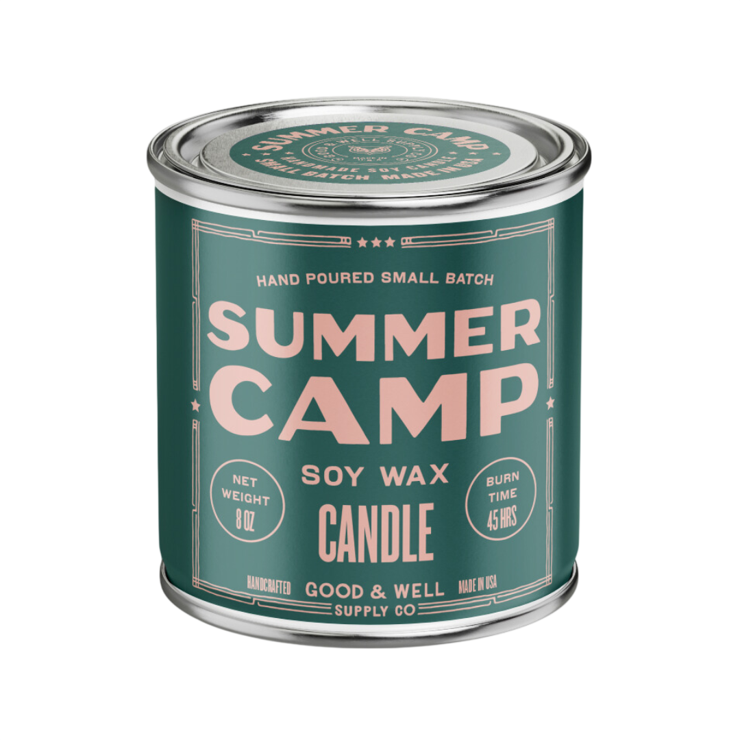 Summer Camp Happy Place Candle