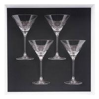 NEWPORT TWIST - GIFT BOX OF 4 MARTINI GLASSES