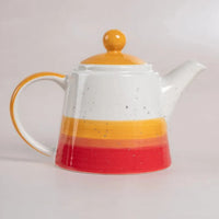 Tea Set | Handpainted Stoneware | 7.4 x 6.6 x 5.11 in