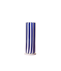 Venice Striped Vase, Blue