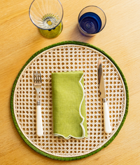 Marta Woven Placemat, Terracotta / Nude