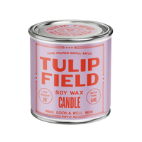 Tulip Field Happy Place Candle