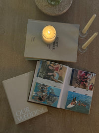 Wedding Photo Album in classic linen