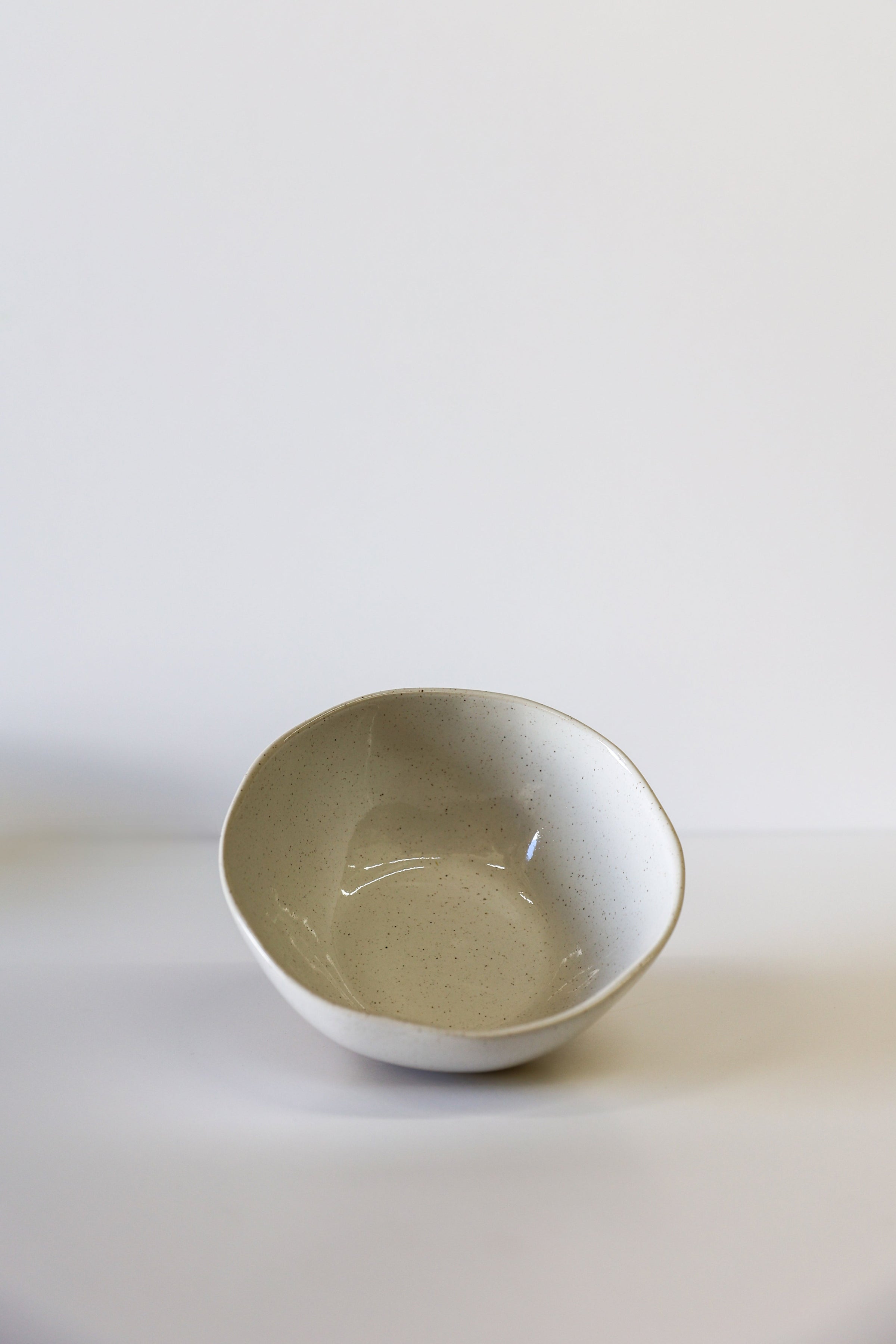 Ola Cereal Bowl - White Speckle (Set of 4)