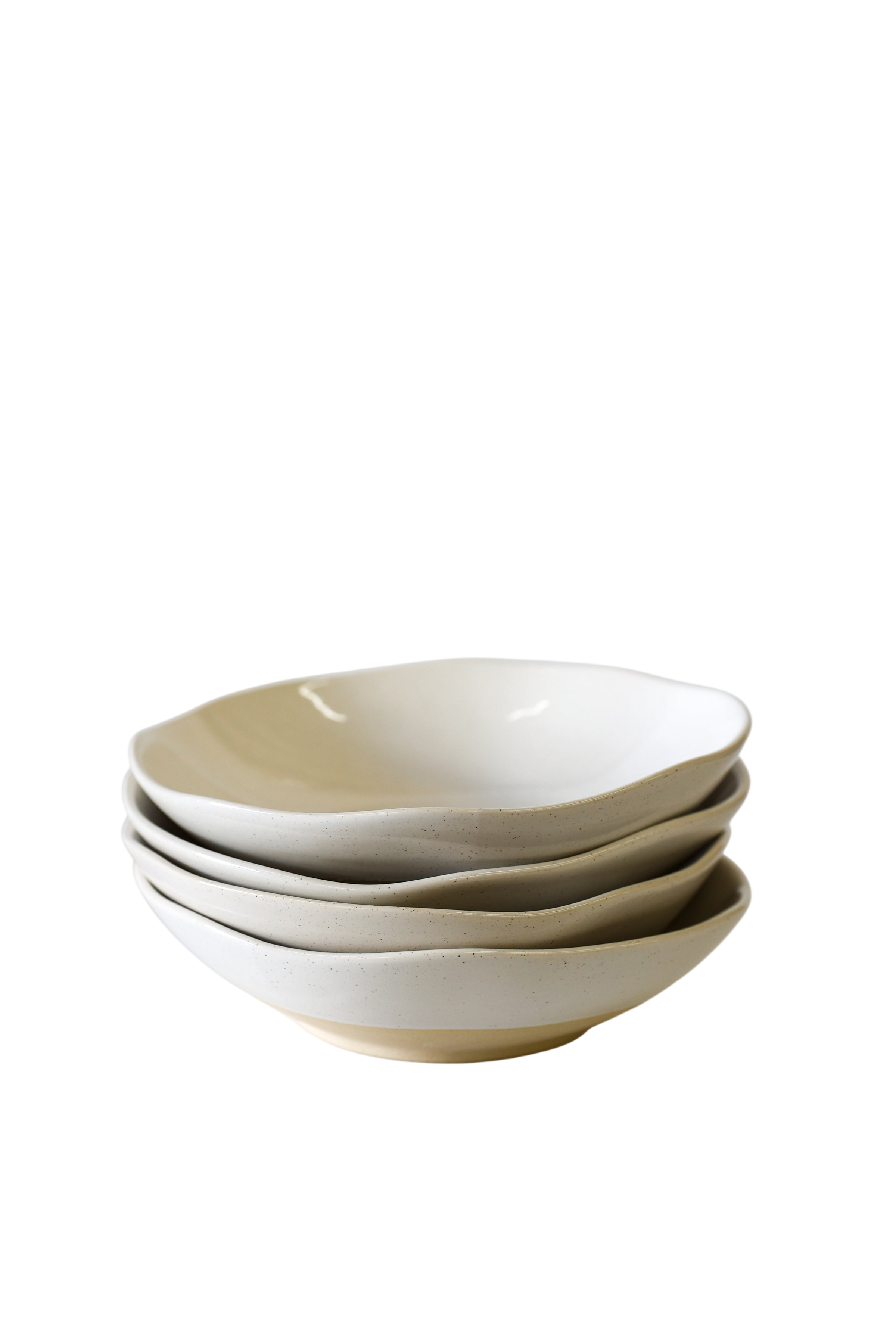 Low Tide Bowl - White Speckle (Set of 4)
