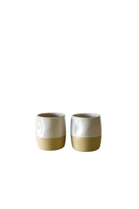 Cliffs Cup | White Speckle (Set of 2)