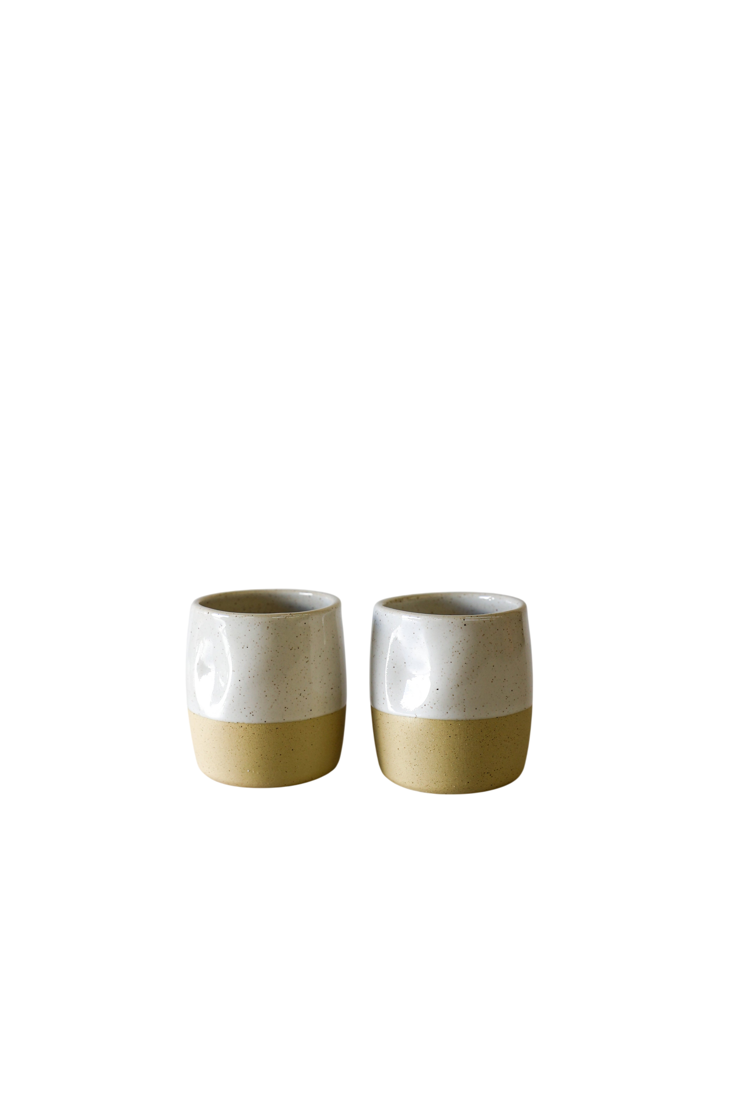 Cliffs Cup | White Speckle (Set of 2)