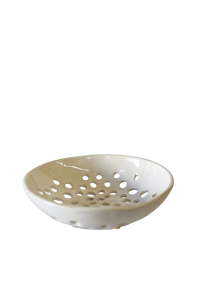 Newland Colander | White Speckle