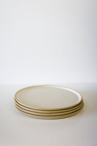River Dinner Plate | White Speckle (Set of 4)