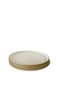 River Dinner Plate | White Speckle (Set of 4)