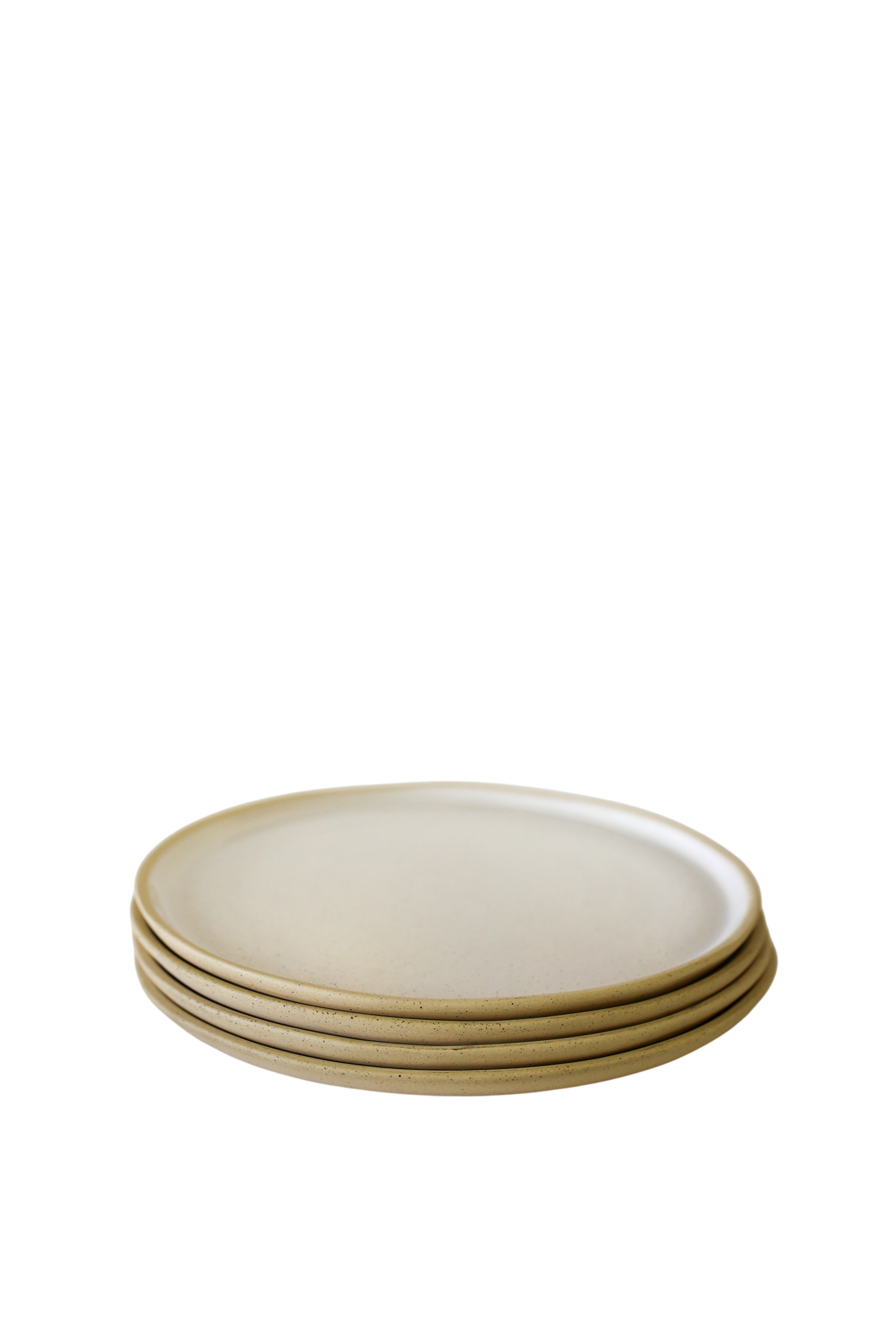 River Dinner Plate | White Speckle (Set of 4)