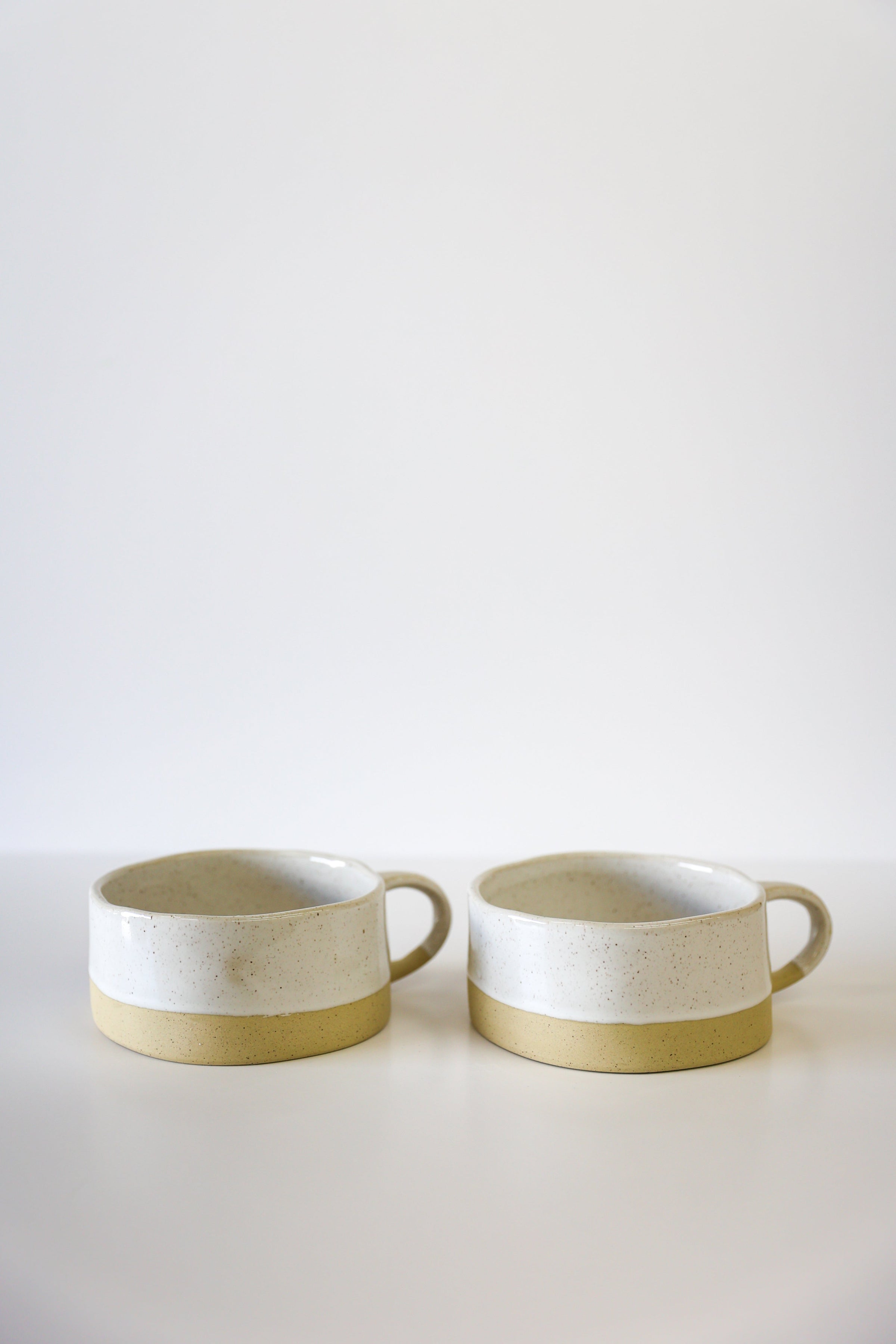 Avalon Soup Bowl | White Speckle (Set of 2)