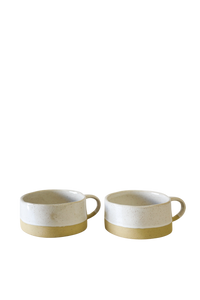 Avalon Soup Bowl | White Speckle (Set of 2)