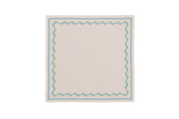 Hand Embroidered Ripple Stitch Napkins 18" x 18" (Set of 4)