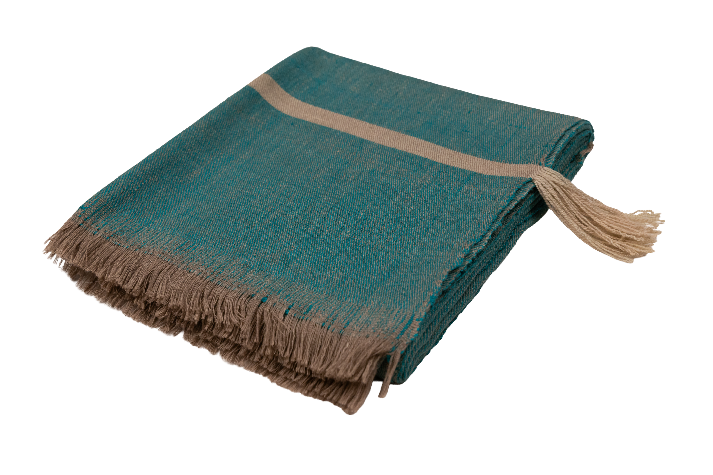 Handwoven Wool Throw 46×75 in